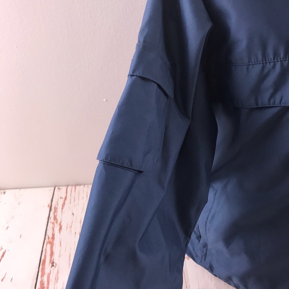 Gap Vintage Windbreaker Pull Over Blue Jacket - Picture 3 of 7